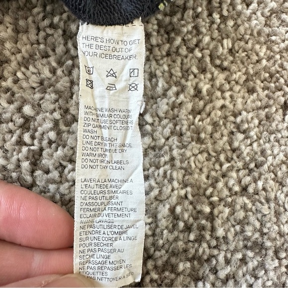 ICEBREAKER WOMEN’S NEW ZEALAND MERINO FULL ASYMMETRICAL ZIP JACKET SIZE SMALL - Picture 9 of 14